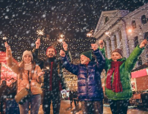 Family Group Holiday Border Crossing